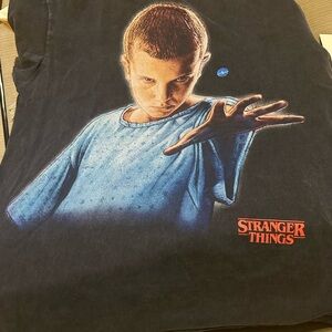 PacSun Black Stranger Things Tee